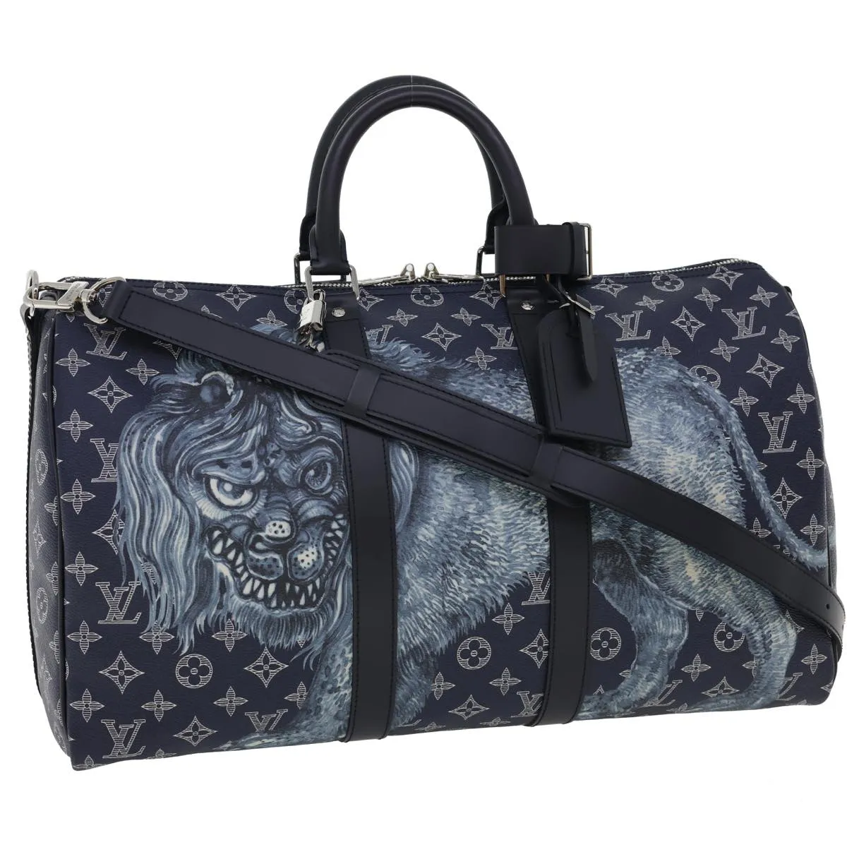 LOUIS VUITTON Monogram savanna Keepall Bandouliere 45 Boston M54129 33473S