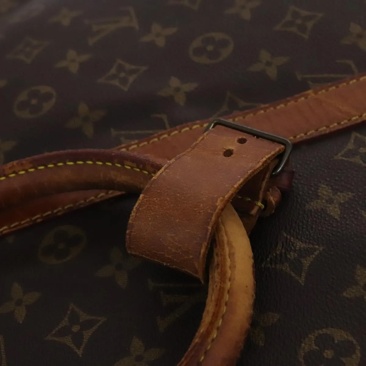 LOUIS VUITTON Monogram Sirius 55 Boston Bag M41404 LV Auth KD159