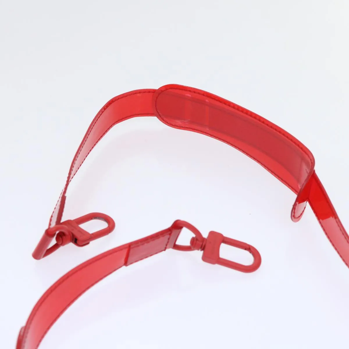 LOUIS VUITTON Monogram Vinyl Keepall Bandouliere 50 Bag Red M41416 52526S