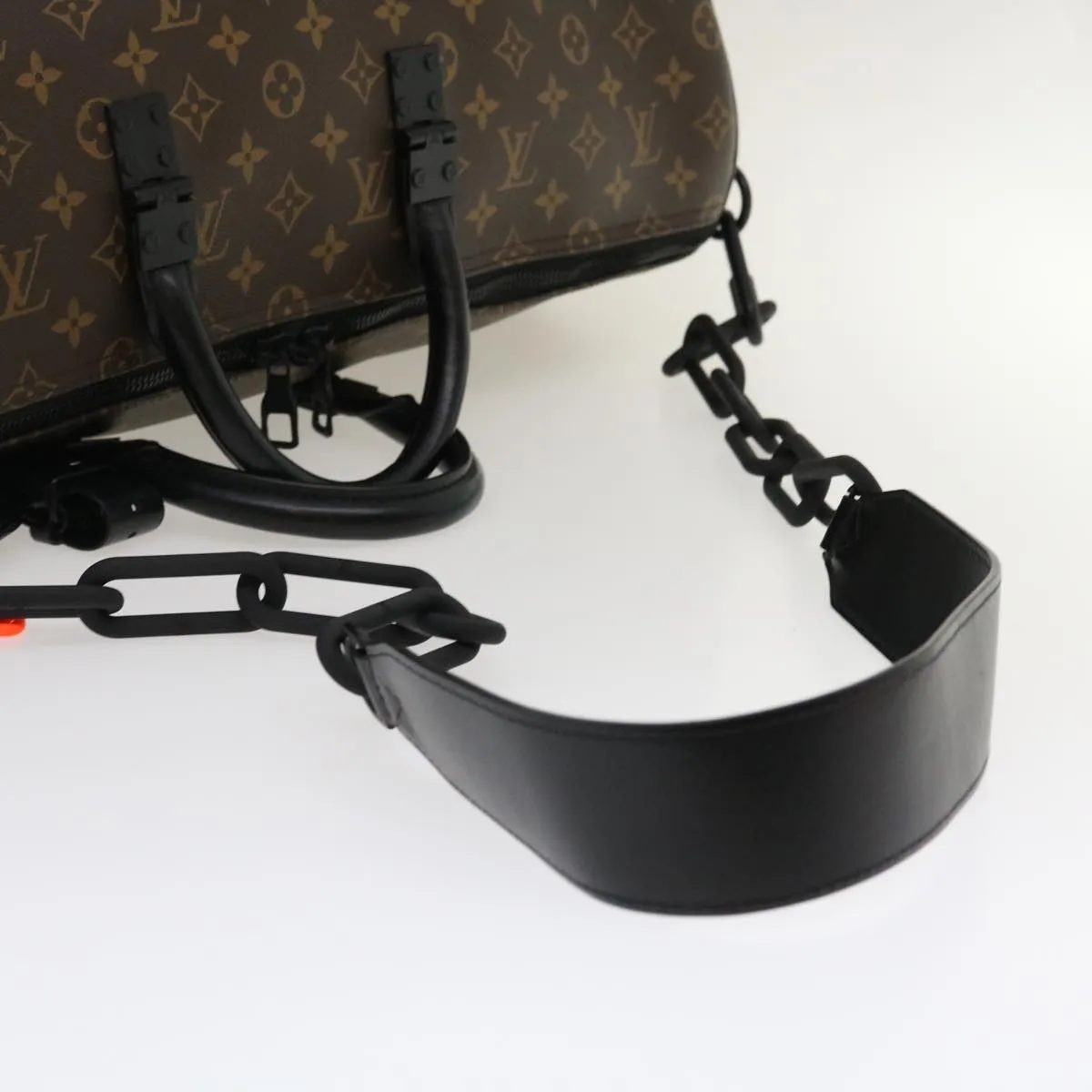 LOUIS VUITTON Monogram Virgil Abloh Keepall Band 50 BostonBag M44471 29582S