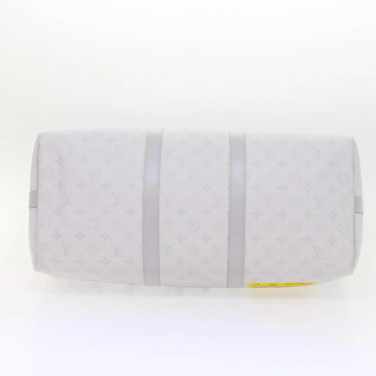 LOUIS VUITTON Monogram White Keepall Bandouliere 50 Bag M44643 LV 55862S