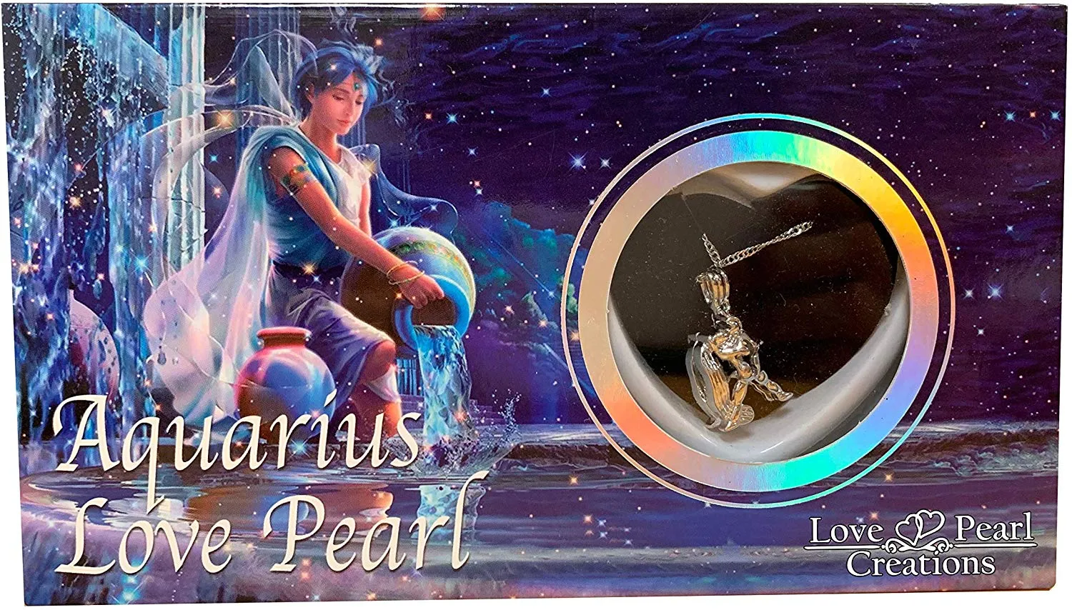 Love Pearl™ Aquarius Zodiac Cage Necklace DIY Oyster Opening Kit