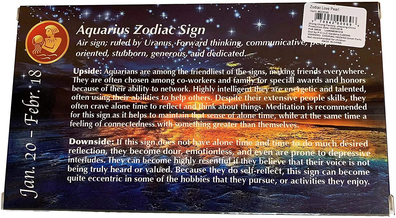 Love Pearl™ Aquarius Zodiac Cage Necklace DIY Oyster Opening Kit