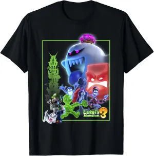 Luigi's Mansion 3 Collage Poster T-Shirt