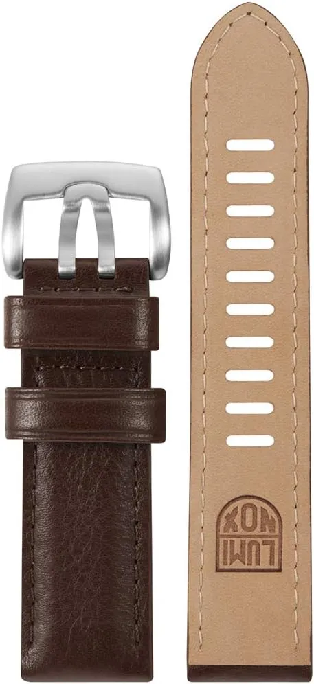 Luminox Men's 1830 Field Series Brown Leather Strap Stainless Steel Buckle Watch Band