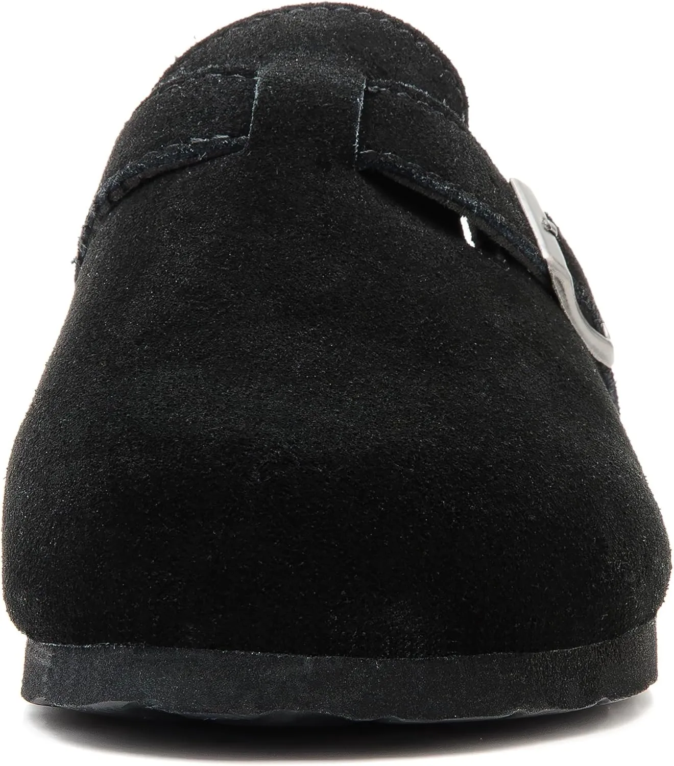 Luna Women's Suede Clogs Leather Mules Cork Footbed Sandals Potato Shoes with Arch Support