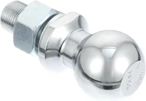 Luxshiny Tow Ball for Trailer Hitch Durable Chrome Plated Towing Ball for and Yacht Trailers Heavy Duty Capacity with Nut and Lock Washer Essential Trailer