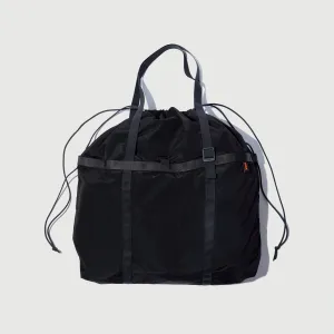 M113 DRAWSTRING POUCH HOLDALL - lead black