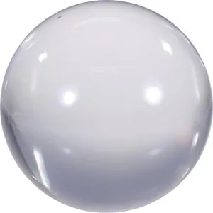 Magic City Clear Acrylic Contact Juggling Ball - 2.75" - 70mm