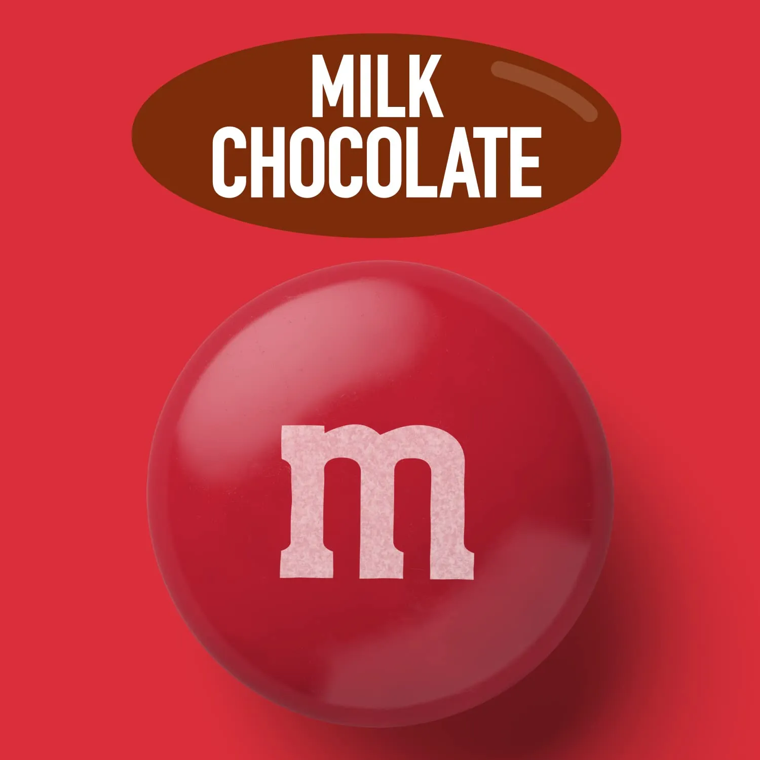 M&M’S WORLD Red Milk Chocolate Candy, 2lbs of M&M'S in Resealable Pack for Candy Bars, Birthday Parties, Christmas Chocolate, Valentine's Day, 4th of July, Dessert Tables & DIY Party Favors