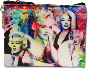 Marilyn Collage Key Chain Coin Purse