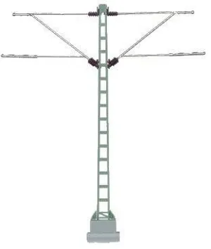 Marklin HO 74105 Marklin HO Catenary -- Center Mast  Height: 3-15/16