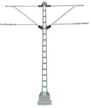 Marklin HO 74105 Marklin HO Catenary -- Center Mast  Height: 3-15/16