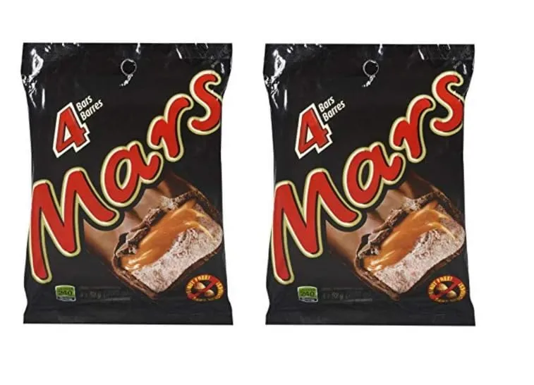 Mars Chocolate Candy Bar, 2.2 oz, Caramel, Nougat, Milk Chocolate (8full size bars)
