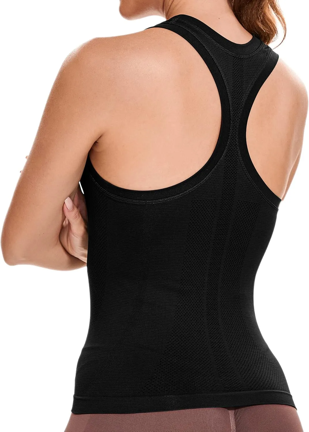 MathCat Workout Tank Tops for Women Sleeveless Gym Tops Seamless Racerback Athletic Yoga Shirts