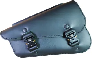 Medusa Blackline left Swing Bag compatible with Harley Davidson Sportster from 2004 to today 883 / 1200, Super Low, Roadster, Iron, Forty-Eight (48), Seventy-Two, Custom and XL, Side bag, Swingarm Bag