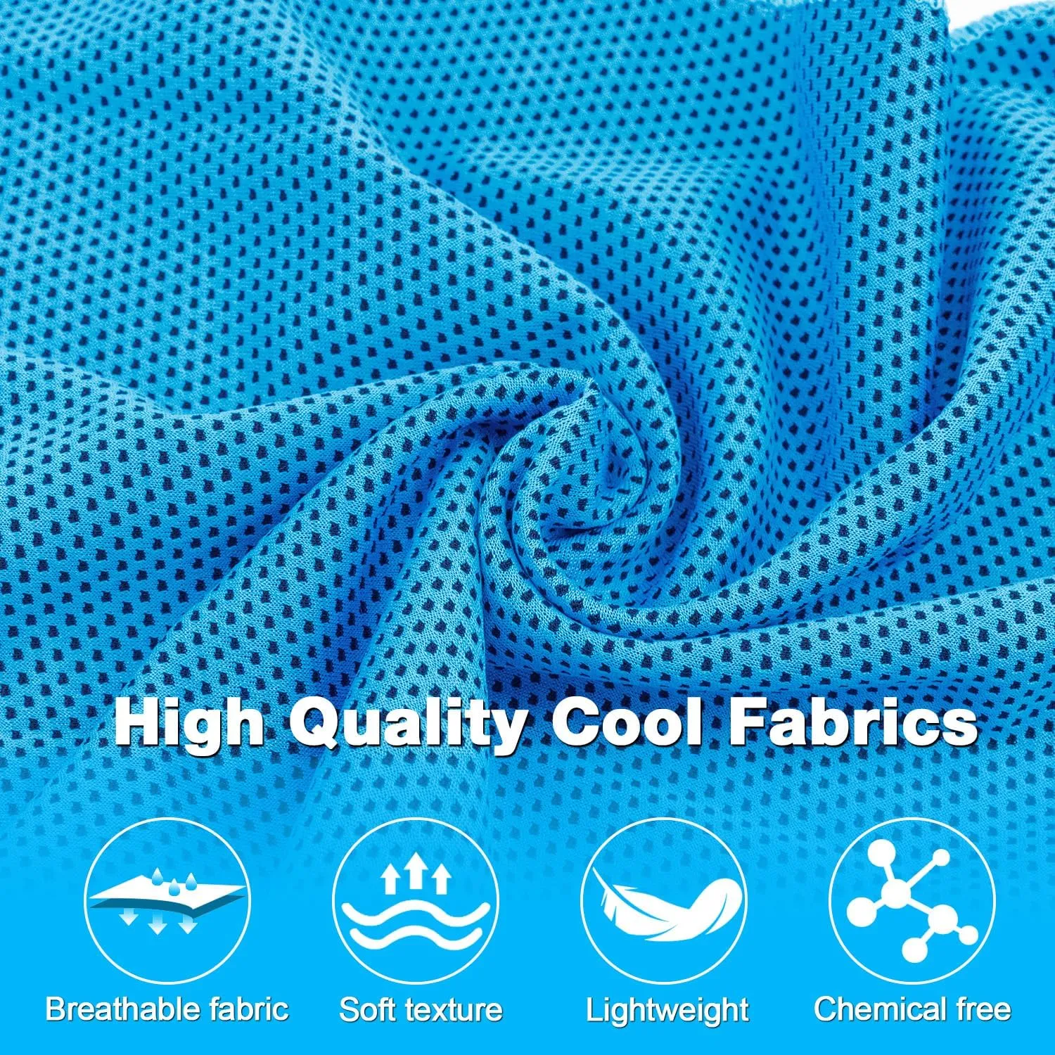 MENOLY 20 Pack Cooling Towels with Carrying Bags, 40"x12" Cooling Towels for Neck and Face, Instant Gym Workout Towels for Sports, Sweat, Yoga, Camping, Running cooling rag