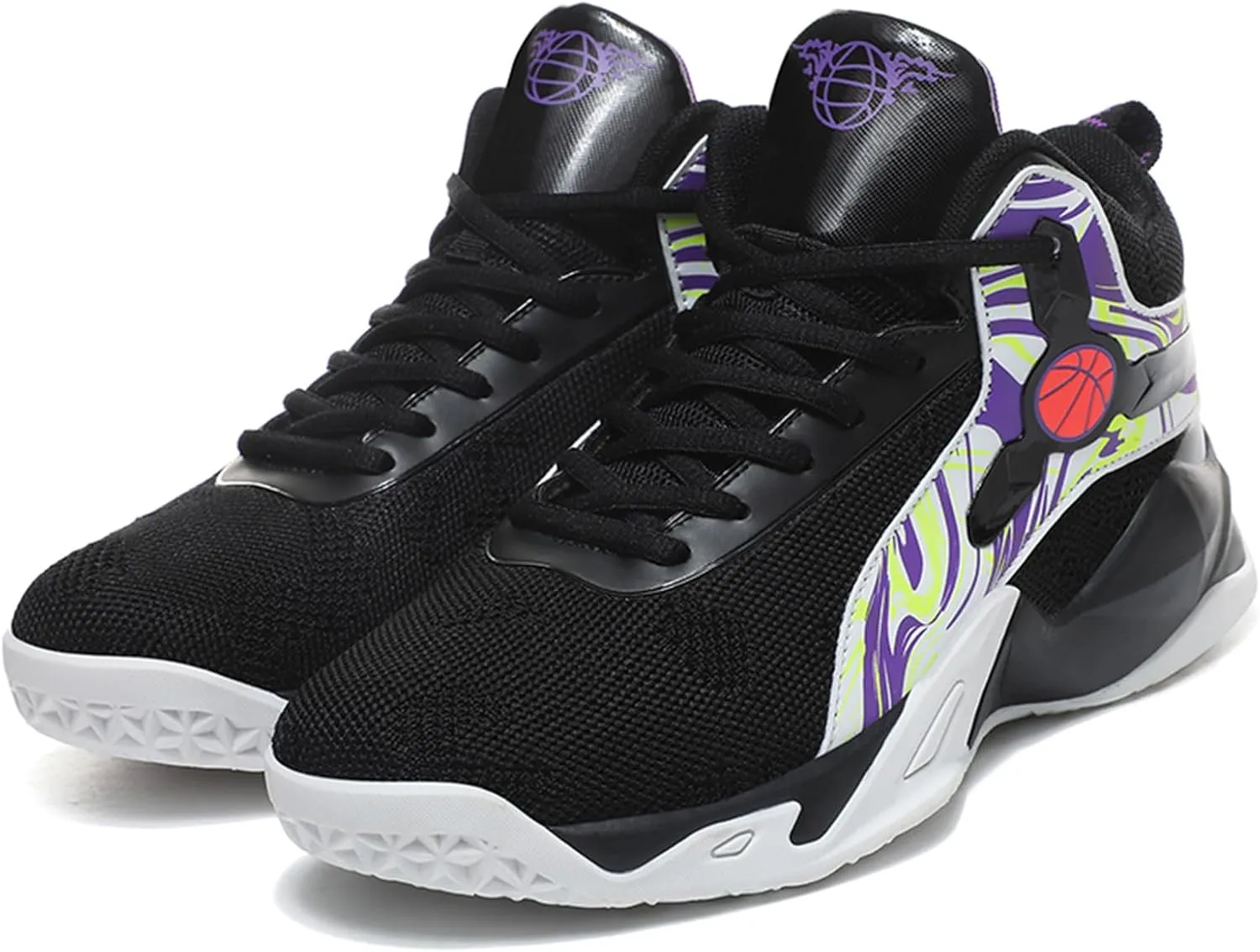 Men's High Top Mesh Breathable Basketball Shoes Athletic Sneakers Gym Fashion Trainers Tennis Casual Walking Shoes
