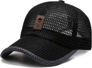 Mesh Hats for Men,Breathable Full Mesh Caps for Men,Quick Dry Cooling Caps for Women,Lightweight Trucker Sports Hats