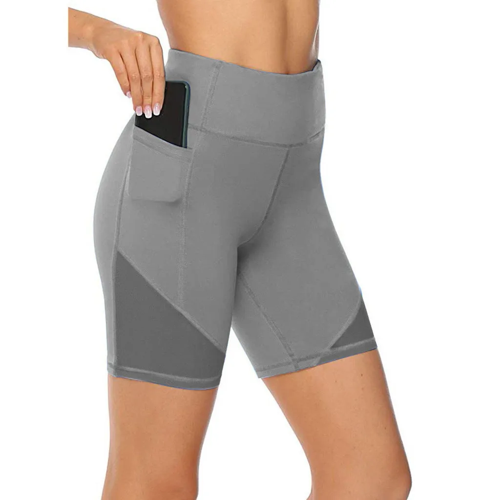 Mesh Pocket Biker Shorts