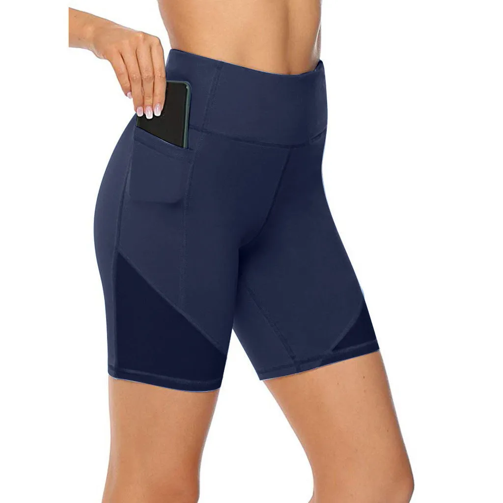 Mesh Pocket Biker Shorts