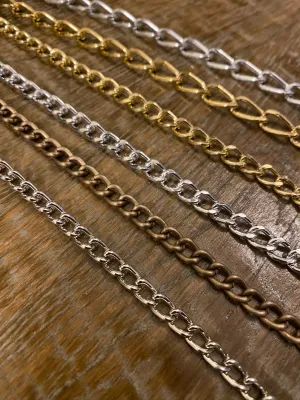 Metal Chain, Light Weight Chain, Aluminium Chain, Gold, Silver, Strong chain, Straps, Crafts, Furnishing, Bags, Tie ups, Belts