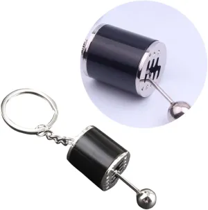 Metal Gear Keychain Car Modification Gear Keyring Handbag Phone Pendant Unique