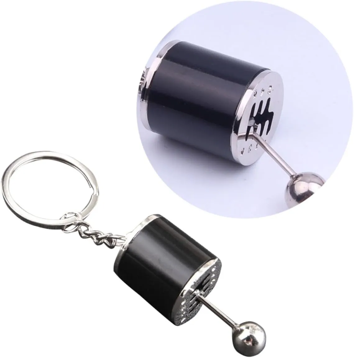 Metal Gear Keychain Car Modification Gear Keyring Handbag Phone Pendant Unique