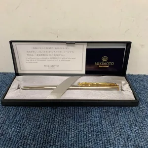 MIKIMOTO Pearl Ballpoint Pen, Spinning