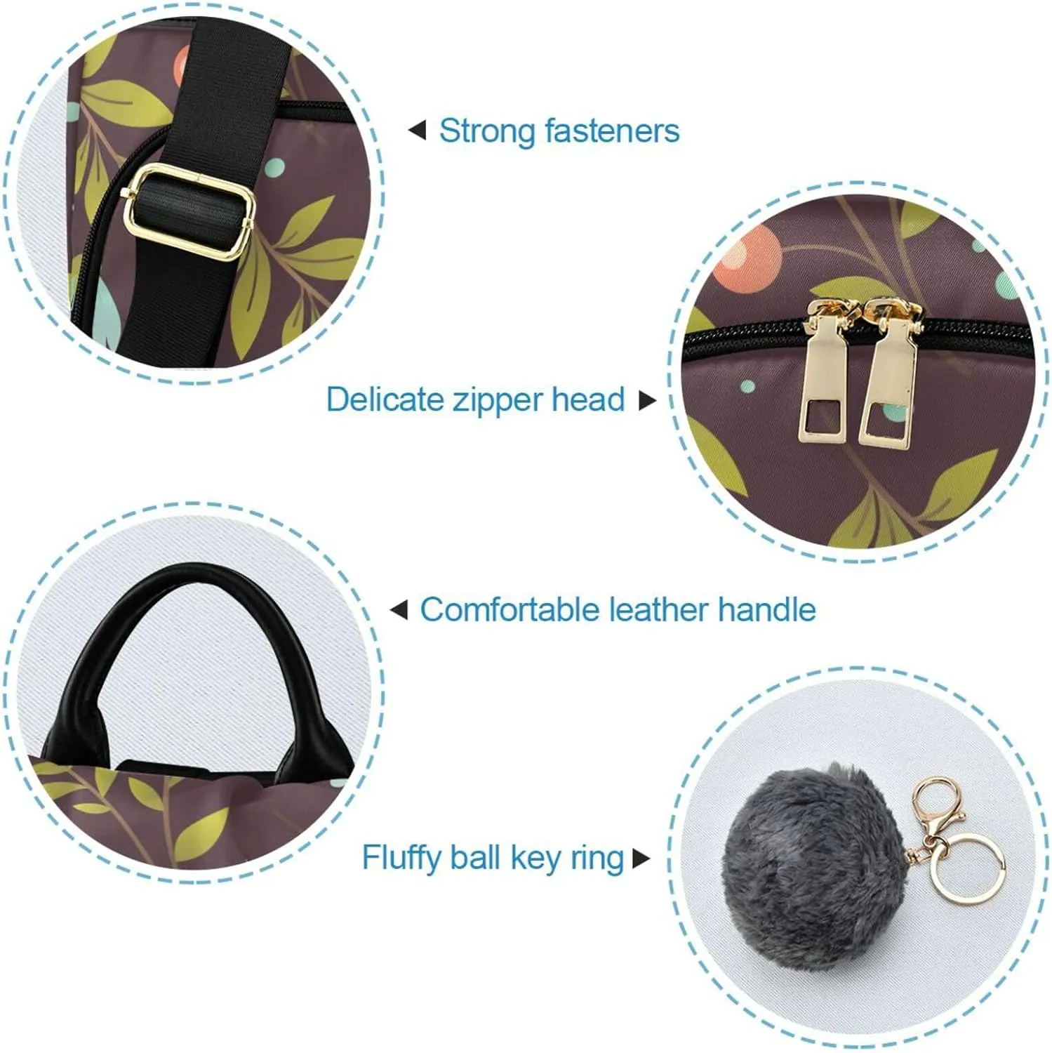 Mini Backpack Women Travel Handbag Shoulder Bag for Outing Shopping Traveling Going Out Pattern 4