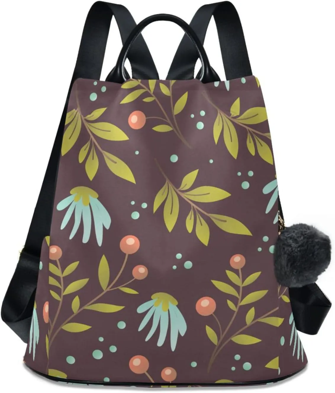 Mini Backpack Women Travel Handbag Shoulder Bag for Outing Shopping Traveling Going Out Pattern 4