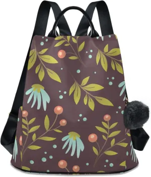 Mini Backpack Women Travel Handbag Shoulder Bag for Outing Shopping Traveling Going Out Pattern 4