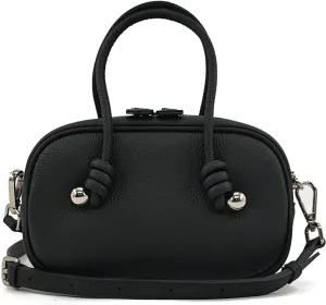 Mini Genuine Leather Purses for Women with Top Handle Pure Color Casual Shoulder Handbags