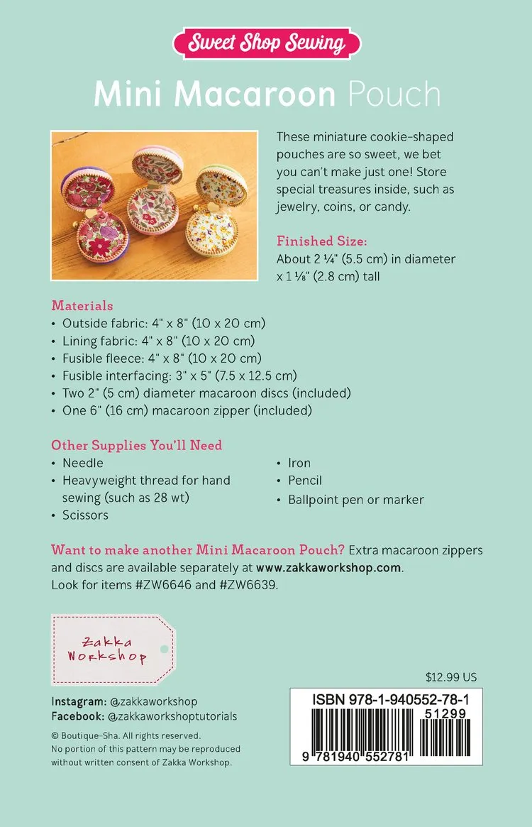 Mini Macaroon Pouch