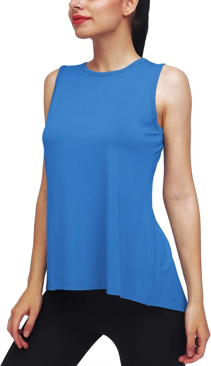 Mippo Workout Tops for Women Yoga Tank Tops Muscle Tank Athletic Shirs Workout Clothes