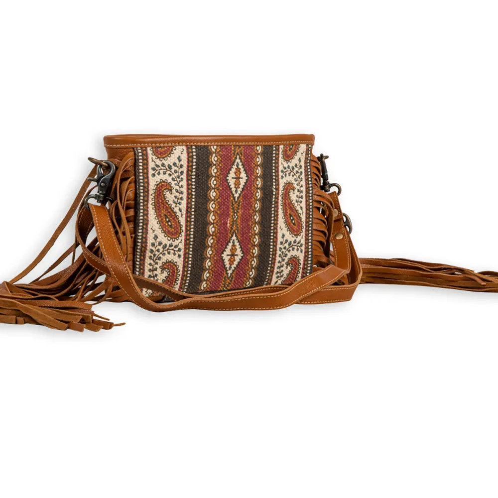 Mojave Paisley Fringed Small & Crossbody Bag