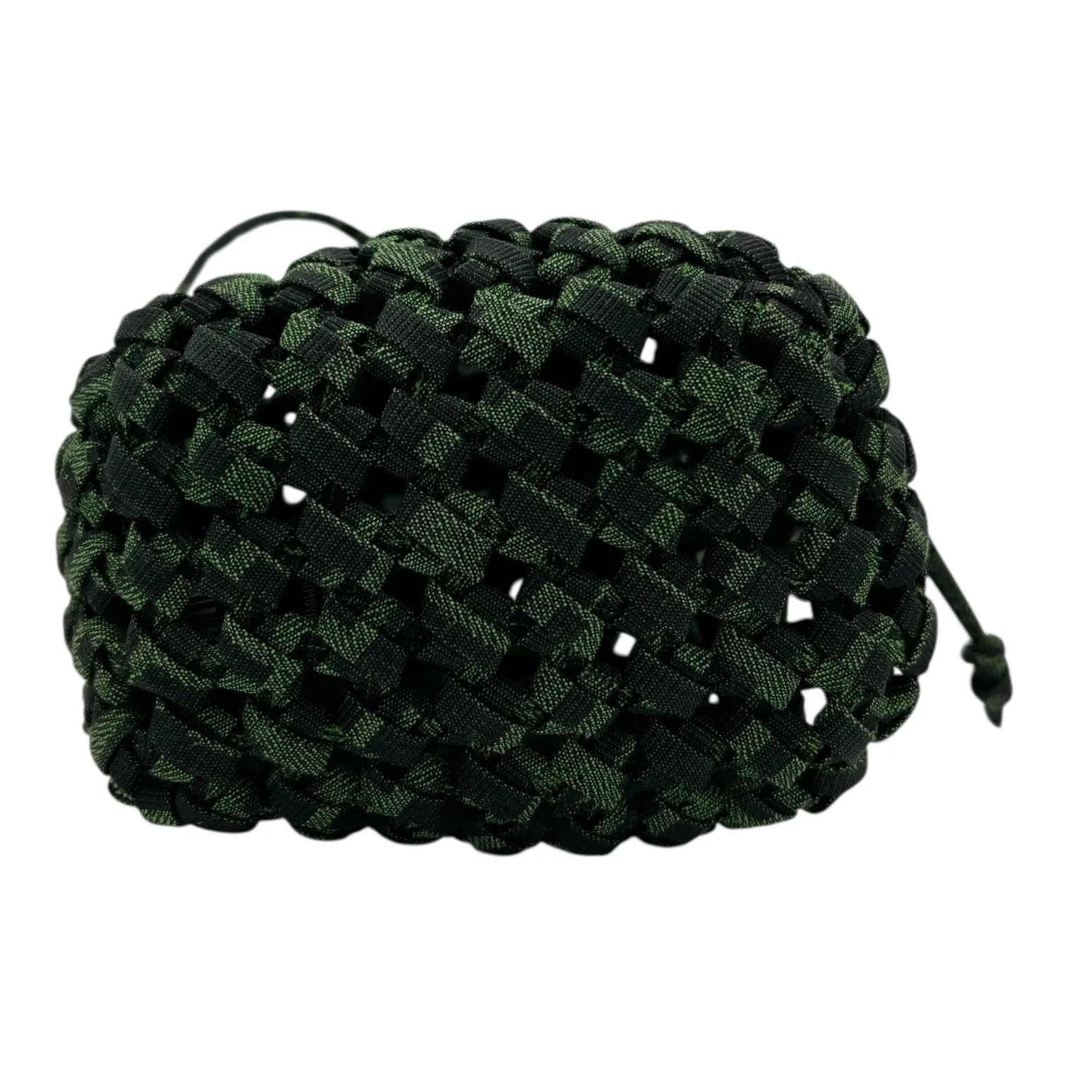Mon Tresor Crossbody Bag Green in Canvas, Gold hardware