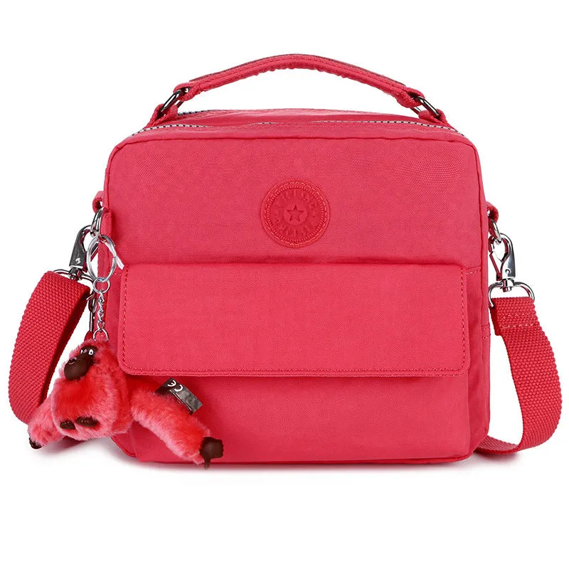 Monkey Nylon Canvas Lightweight Single Portable Crossbody Bags
