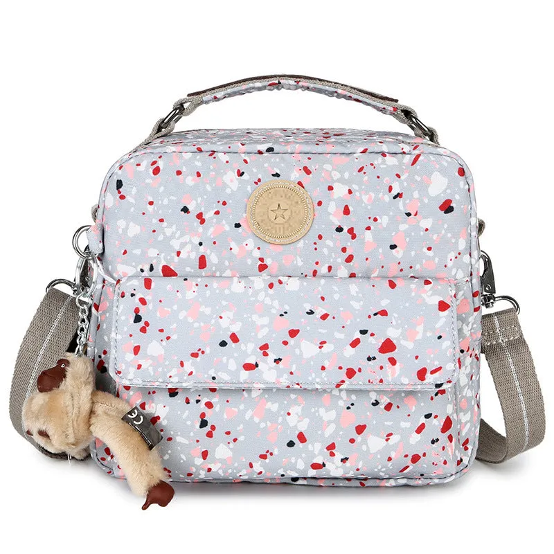 Monkey Nylon Canvas Lightweight Single Portable Crossbody Bags