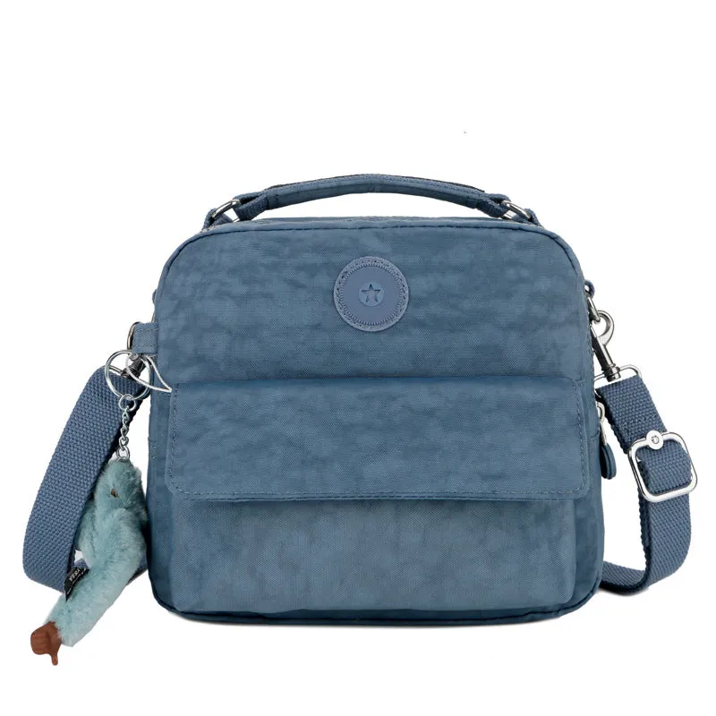Monkey Nylon Canvas Lightweight Single Portable Crossbody Bags