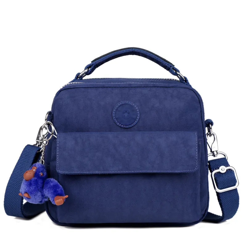 Monkey Nylon Canvas Lightweight Single Portable Crossbody Bags