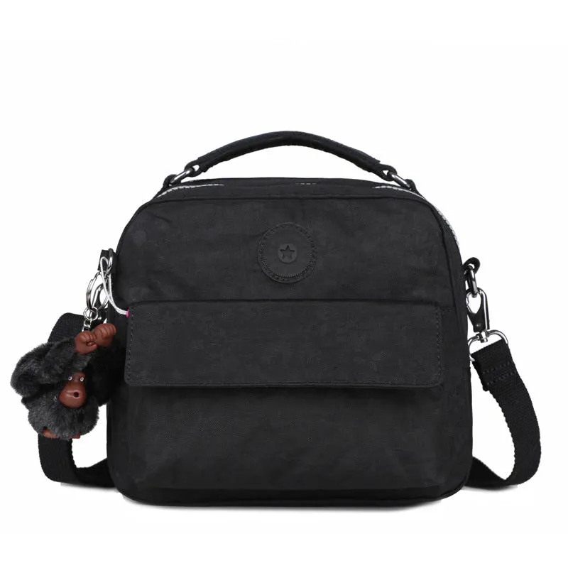 Monkey Nylon Canvas Lightweight Single Portable Crossbody Bags