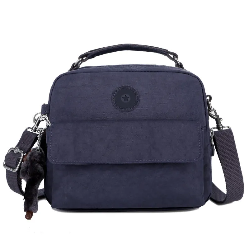 Monkey Nylon Canvas Lightweight Single Portable Crossbody Bags