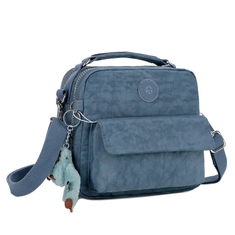 Monkey Nylon Canvas Lightweight Single Portable Crossbody Bags