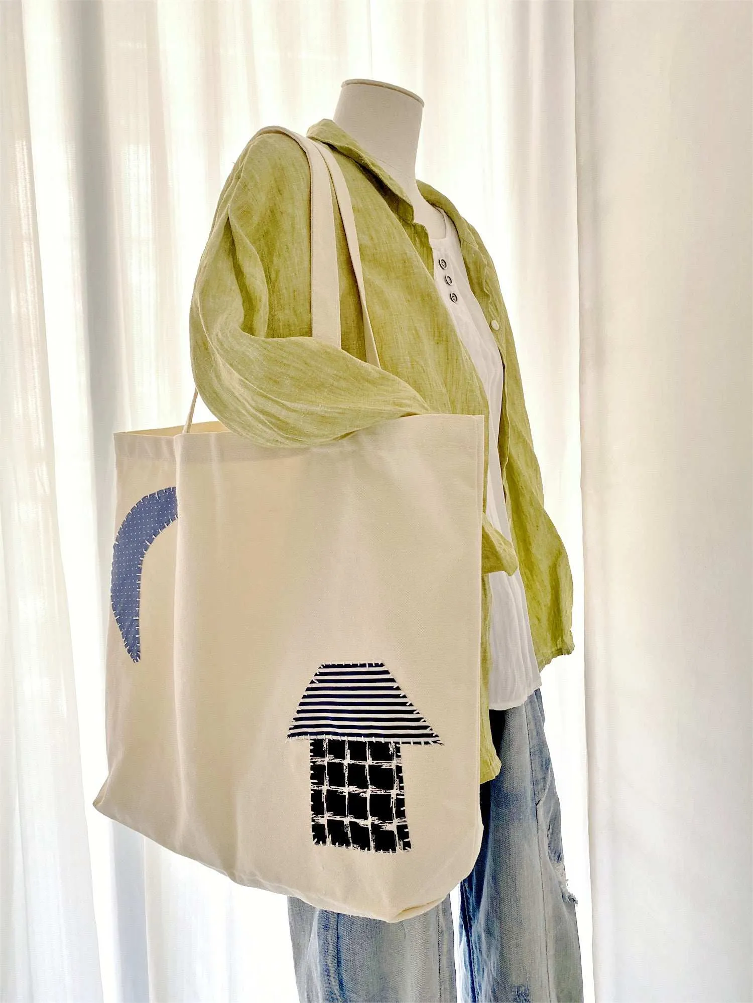 Moon Cottage Patch Tote