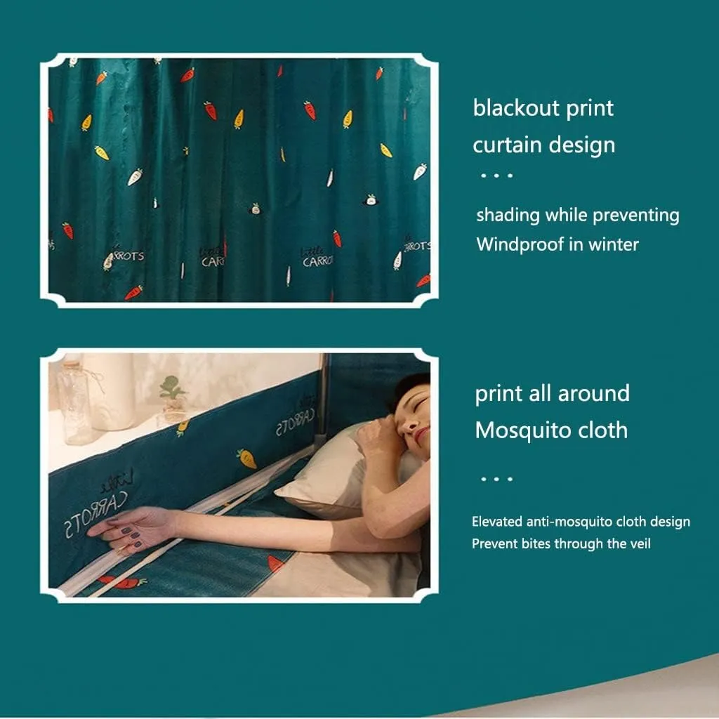 Mosquito Net for Dormitory, Home Encryption Mosquito Net Cover, Transparent Bedspread, Mosquito Repellent (Yellow 5 Foot Bed)