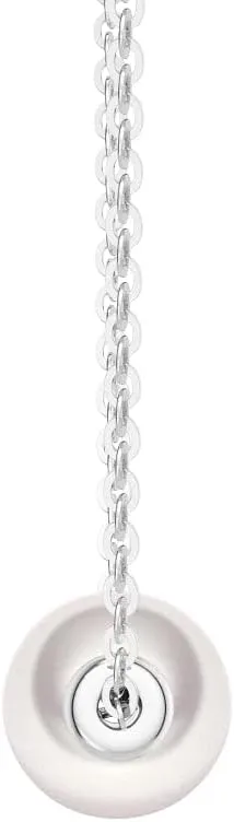 MSBLUE® 8mm Classic Freshwater Cultured Pearl Pendant | Elegant Pearl Necklace for Women | Perfect for Anniversary, Gift, or Bridal Jewelry