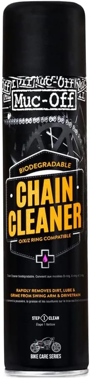 Muc Off Motorcycle Chain Cleaner, 16.9 fl oz - Chain Cleaner and Degreaser Spray for Motorcycle Cleaning - Motorcycle Cleaner for On and Off-Road