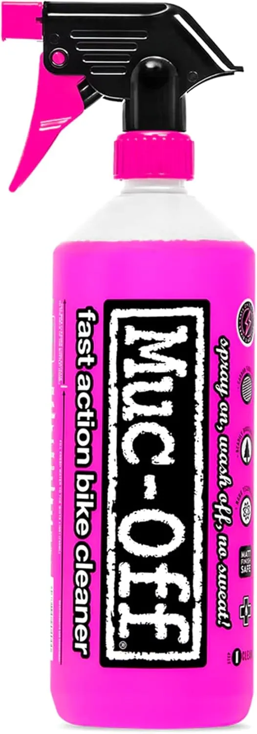 Muc-Off Nano Tech Bike Cleaner Bio Drivetrain Cleaner, 500 Milliliters - Effective Biodegradable Bicycle Chain Cleaner and Degreaser Spray - Suitable for All Types of Bike
