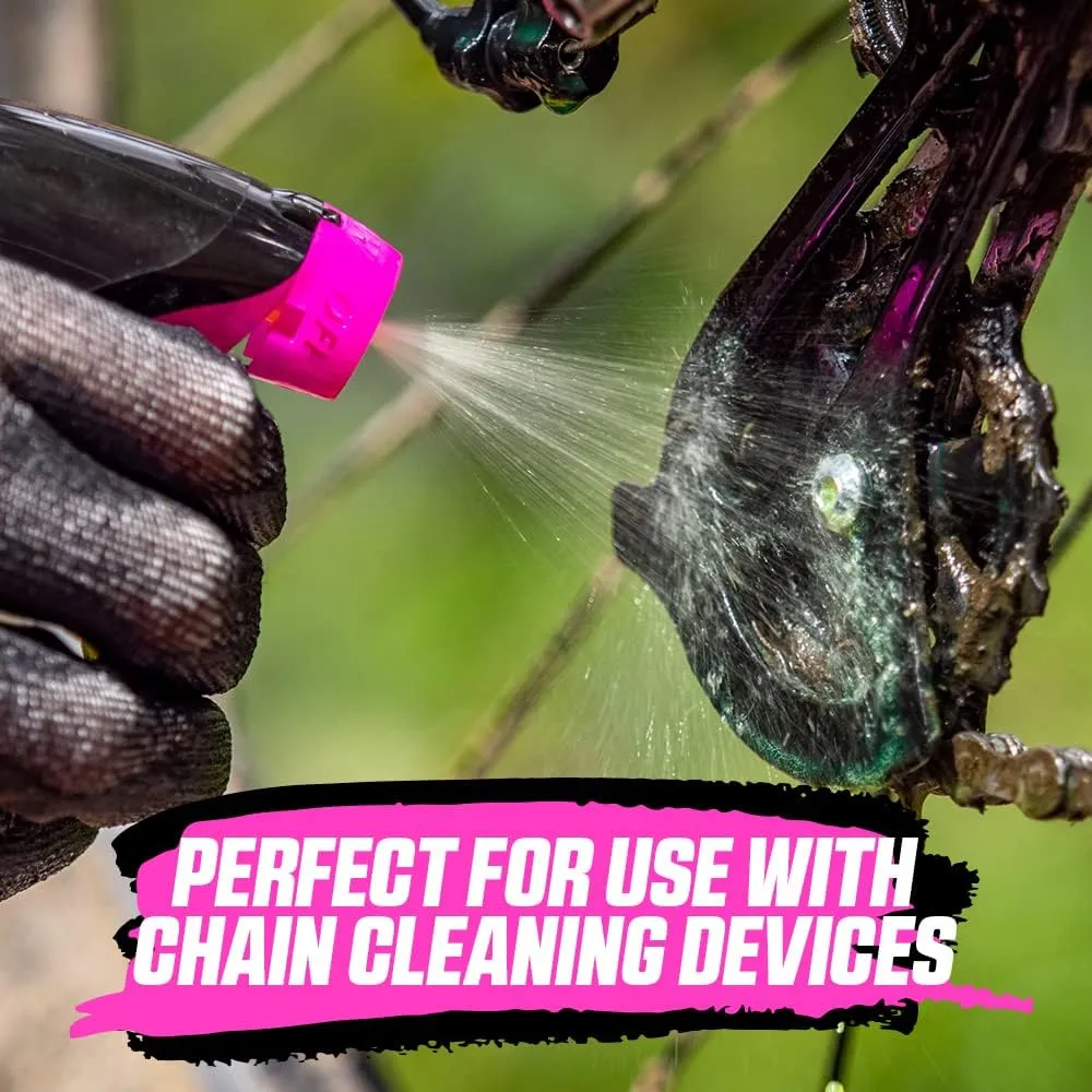 Muc-Off Nano Tech Bike Cleaner Bio Drivetrain Cleaner, 500 Milliliters - Effective Biodegradable Bicycle Chain Cleaner and Degreaser Spray - Suitable for All Types of Bike